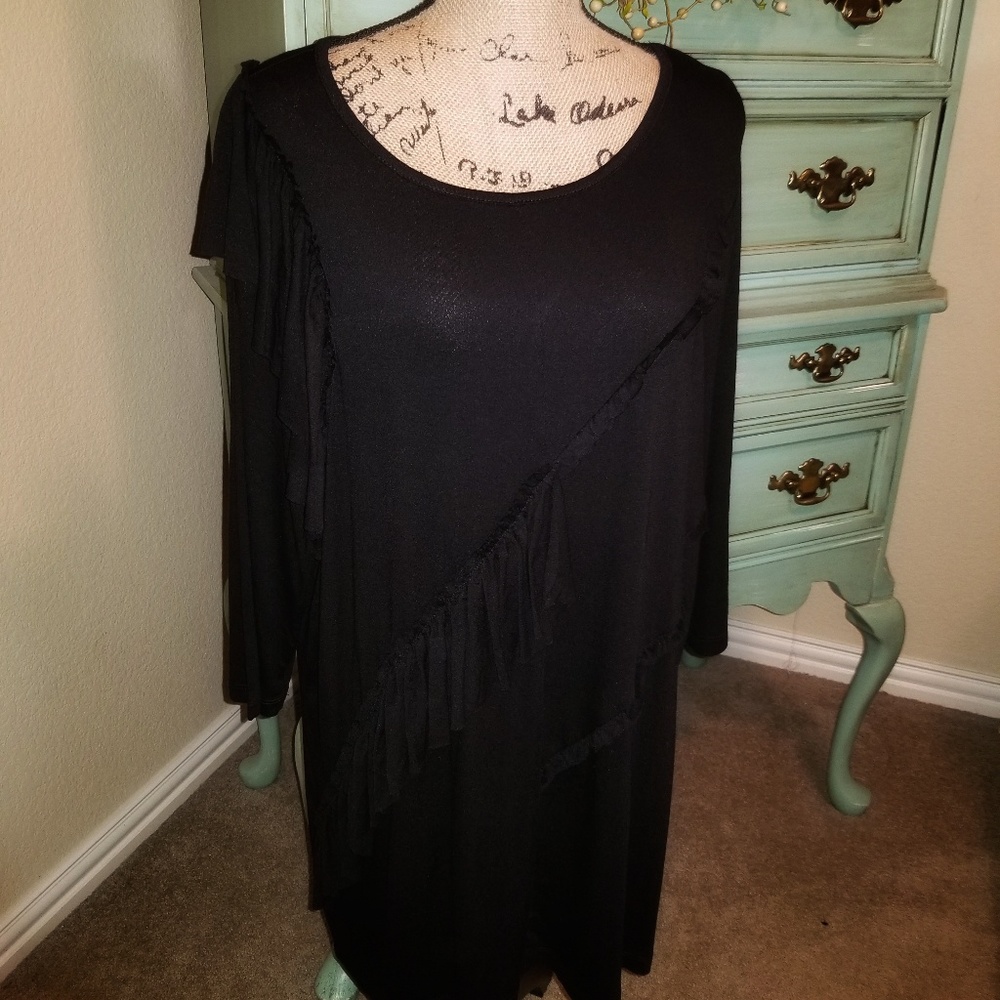 Flash Sale!! 💥 Lane Bryant Layered Ruffled Tunic - Picture 4 of 7